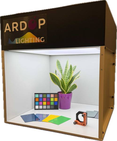 Cabine de lumière LED multispectrale ajustable D65 pour la cosmétique