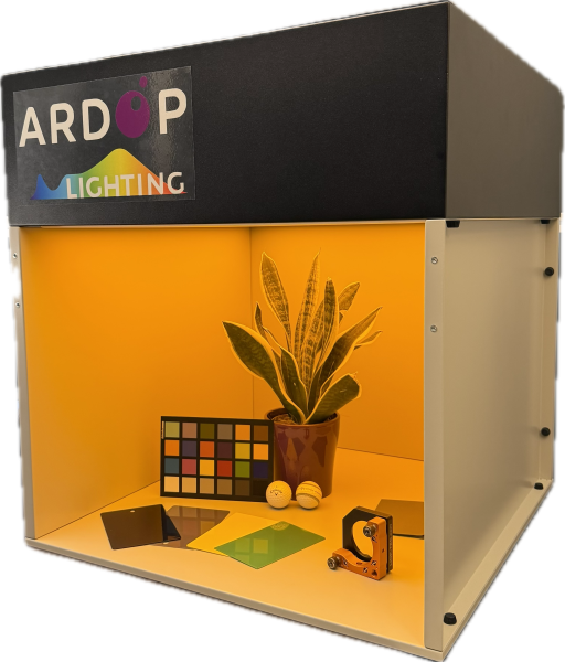 cabine de lumière LED pour la détection de défauts d'aspect en plasturgie automobile