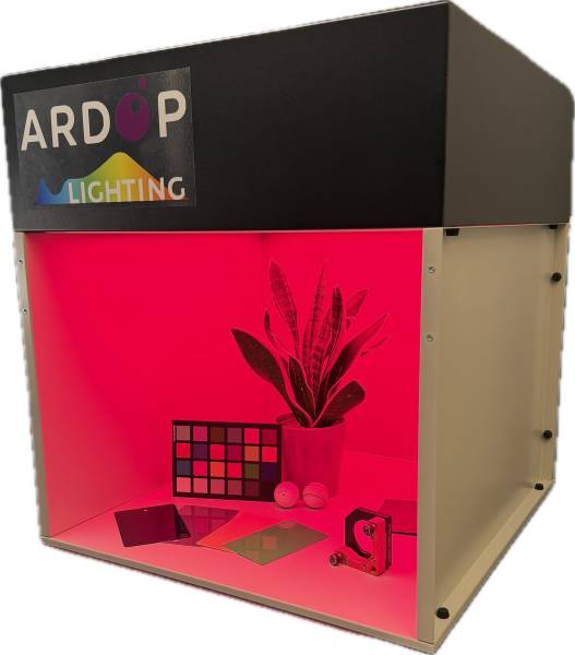 cabine à lumière LED mutispectrale pour le textile